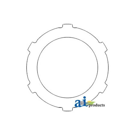 A & I Products Plate, Brake Piston & Clutch Drum 6" x6" x0.1" A-R39259